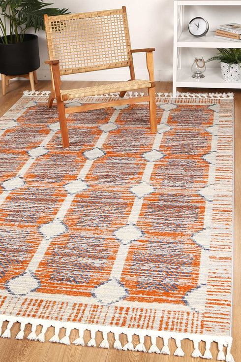 Machu Adriel Rust Rug - ADORE RUGS and FLOORING